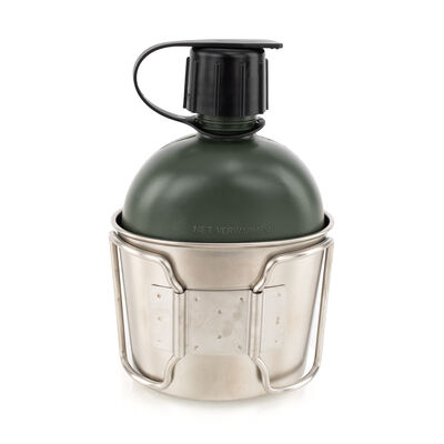 Dutch OD Canteen W/Cup